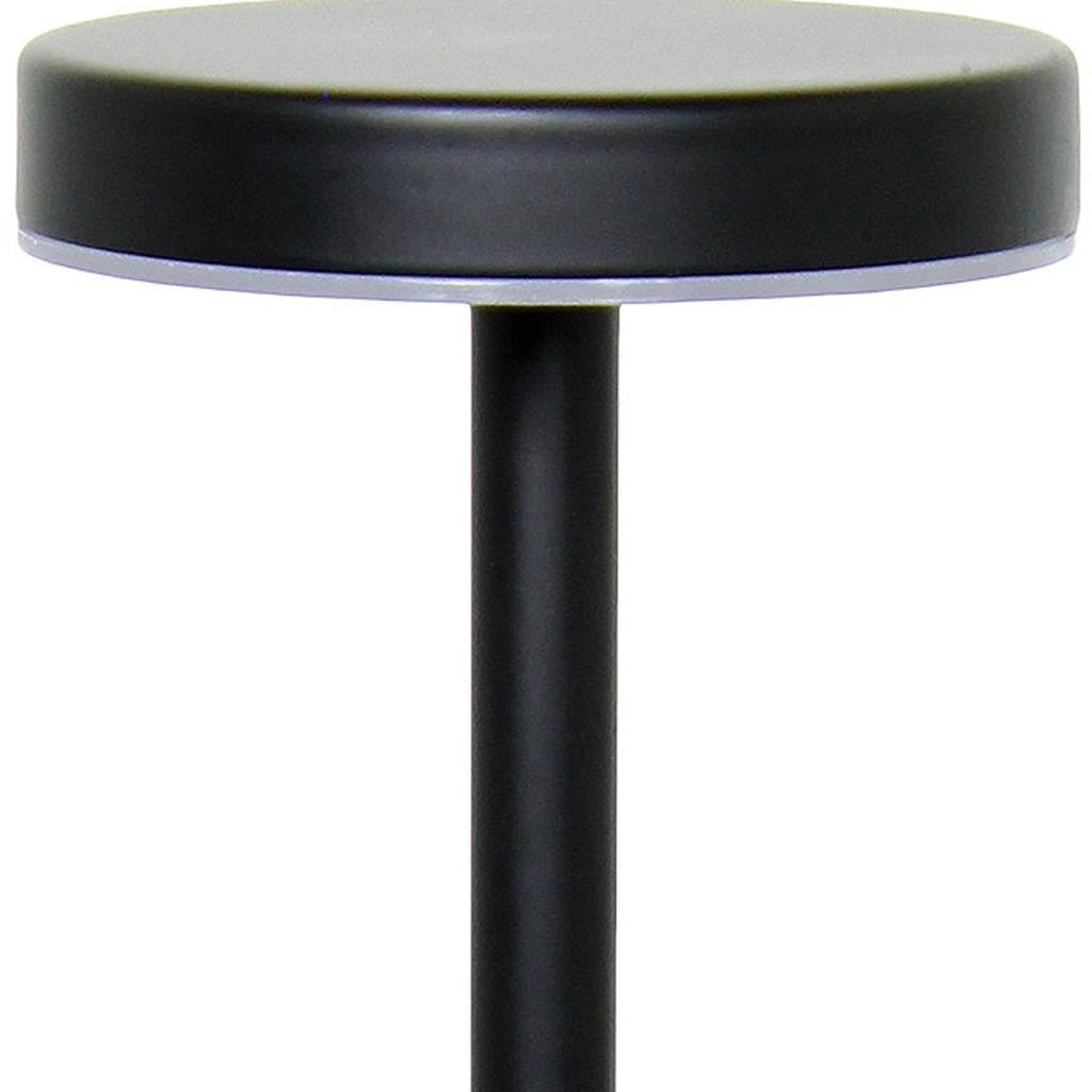 13" Black Metal Table Lamp