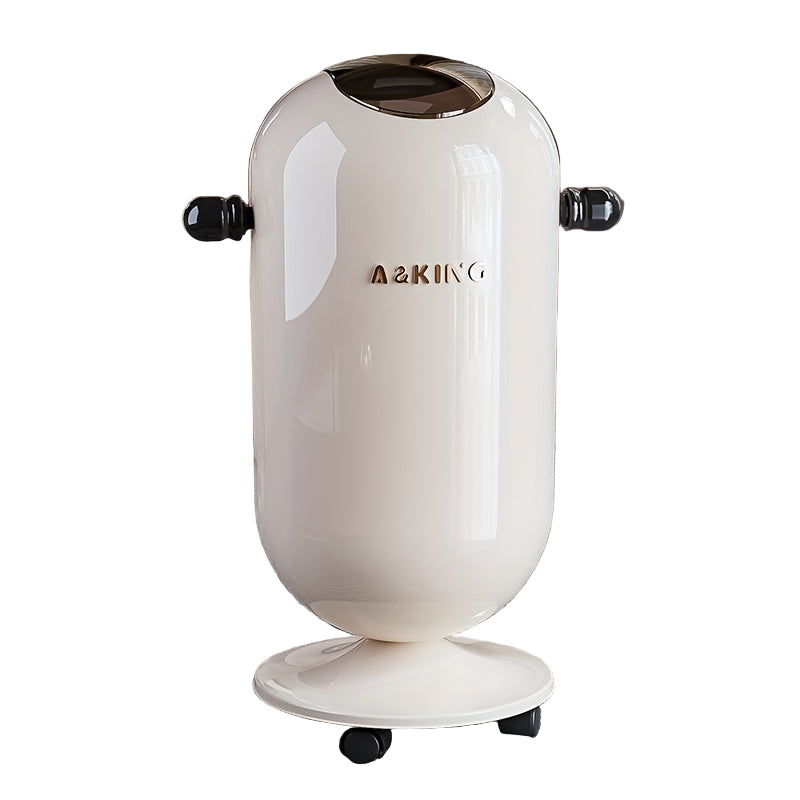 NNETM Trash Can with Lid and Wheels