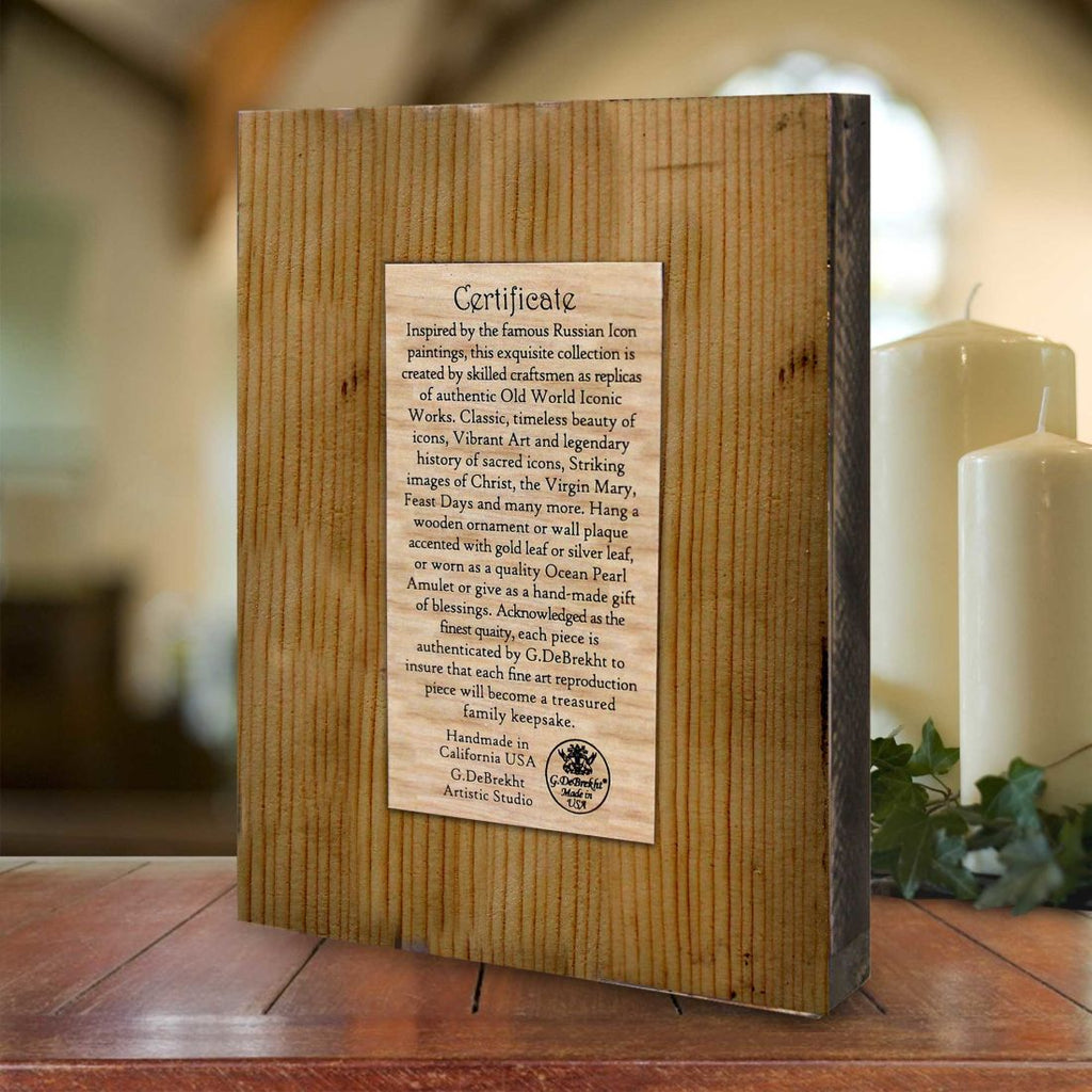 New Life Butterfly Modern Wooden Cross by Museum Icons - Inspirational Icon Decor - 88290